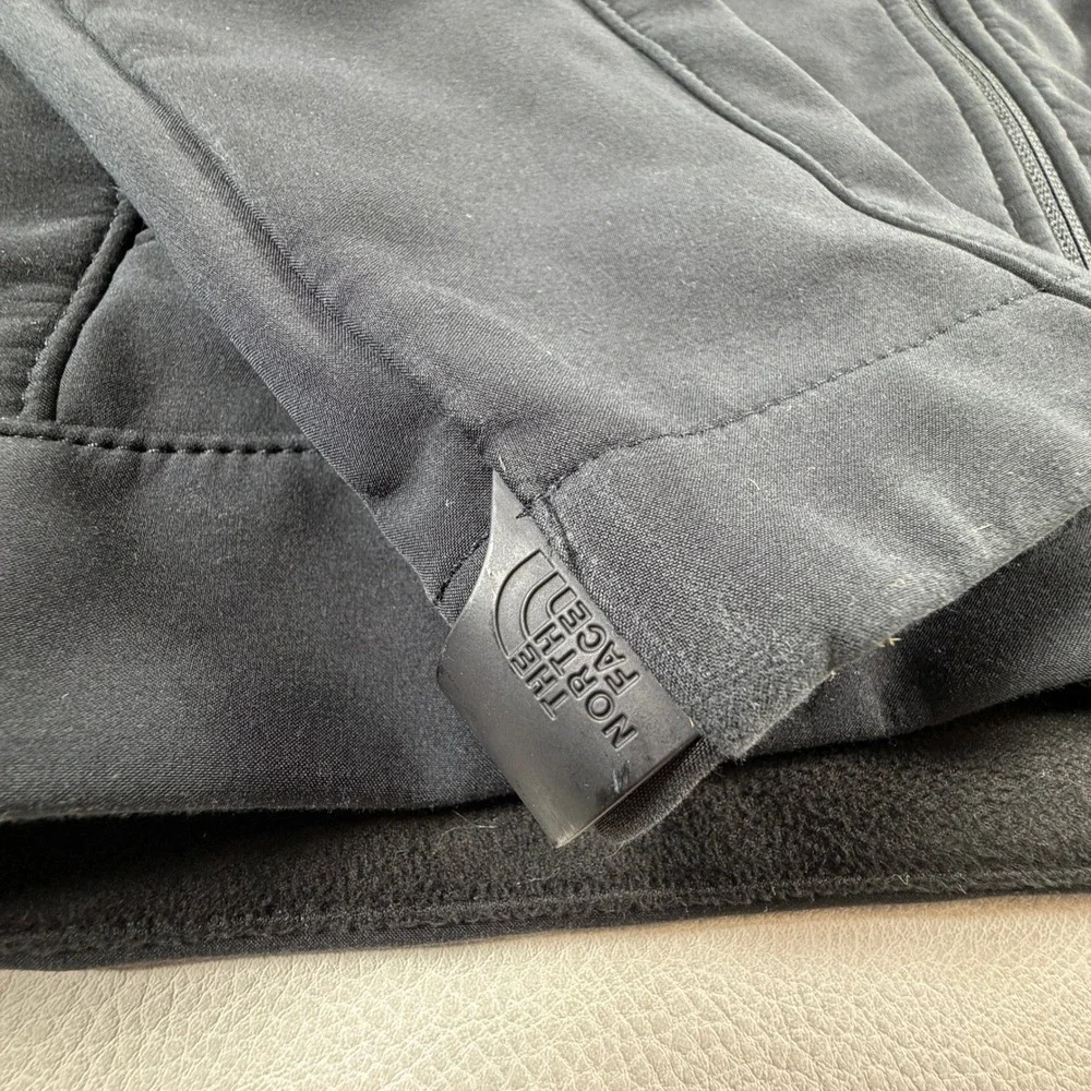 The North Face Mens Apex Bionic Softshell Jacket Black Full Zip Size Small